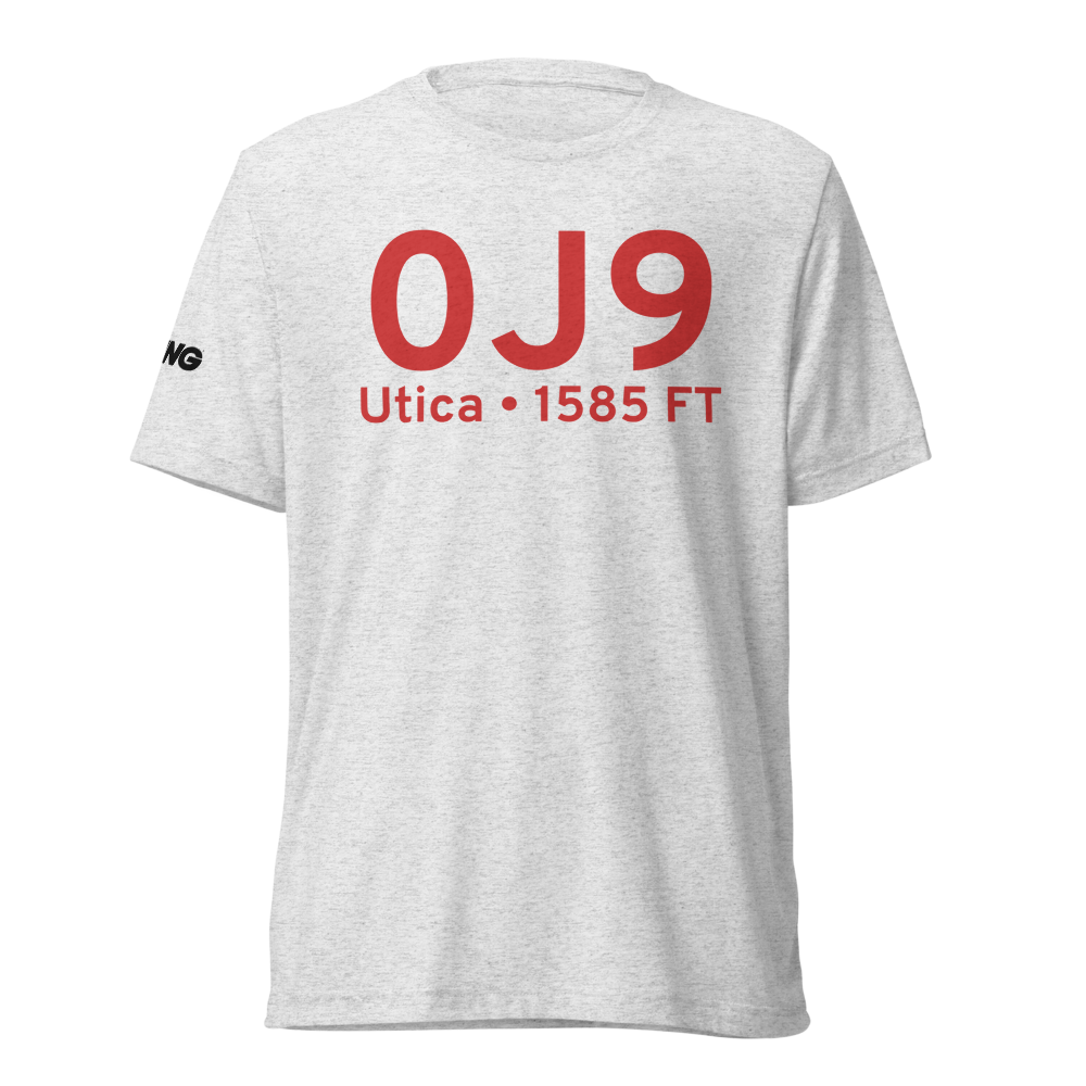 Utica (K0J9) Airport Tri-blend T-Shirt 