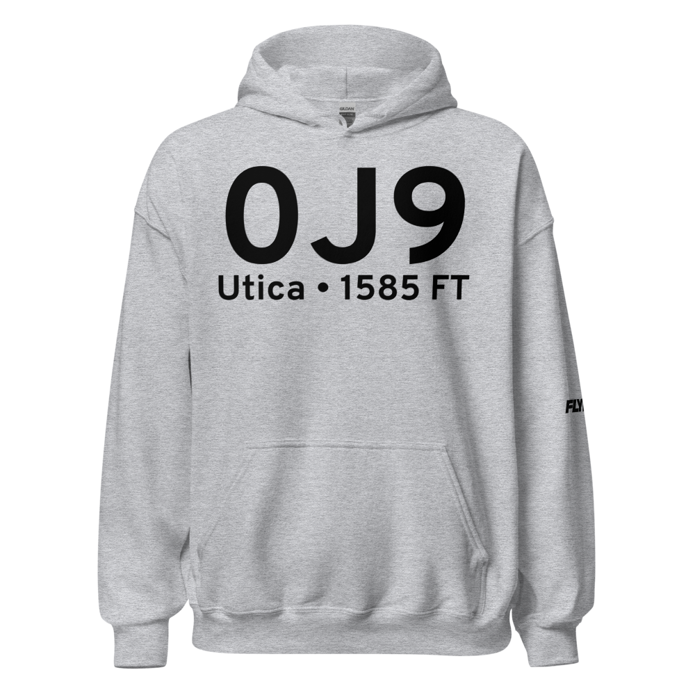 Utica (K0J9) Airport Hoodie Sweatshirt 