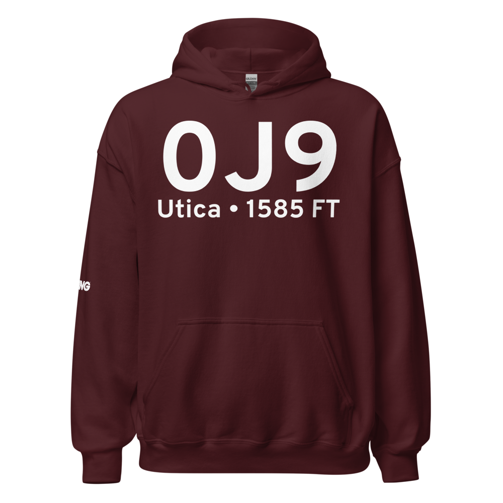 Utica (K0J9) Airport Hoodie Sweatshirt 
