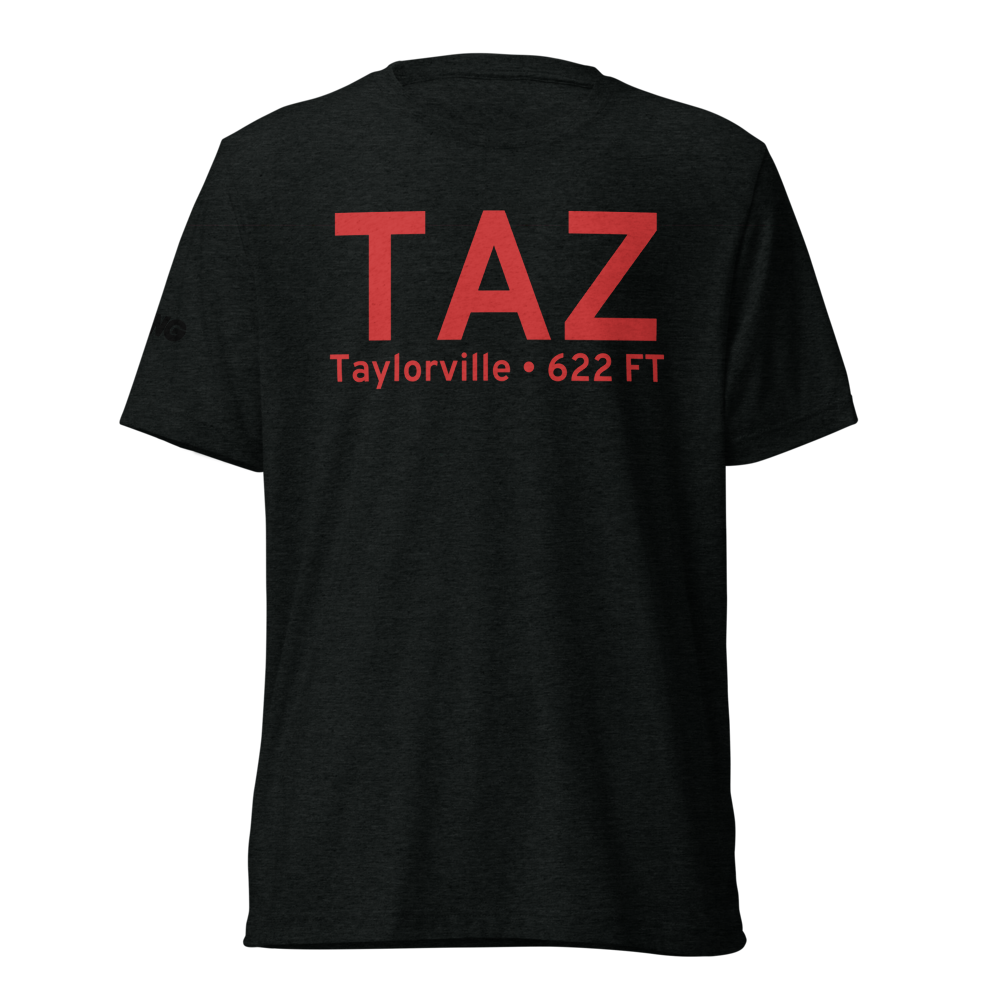 Taylorville (KTAZ) Airport Tri-blend T-Shirt 