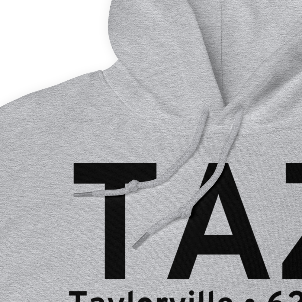 Taylorville (KTAZ) Airport Hoodie Sweatshirt 