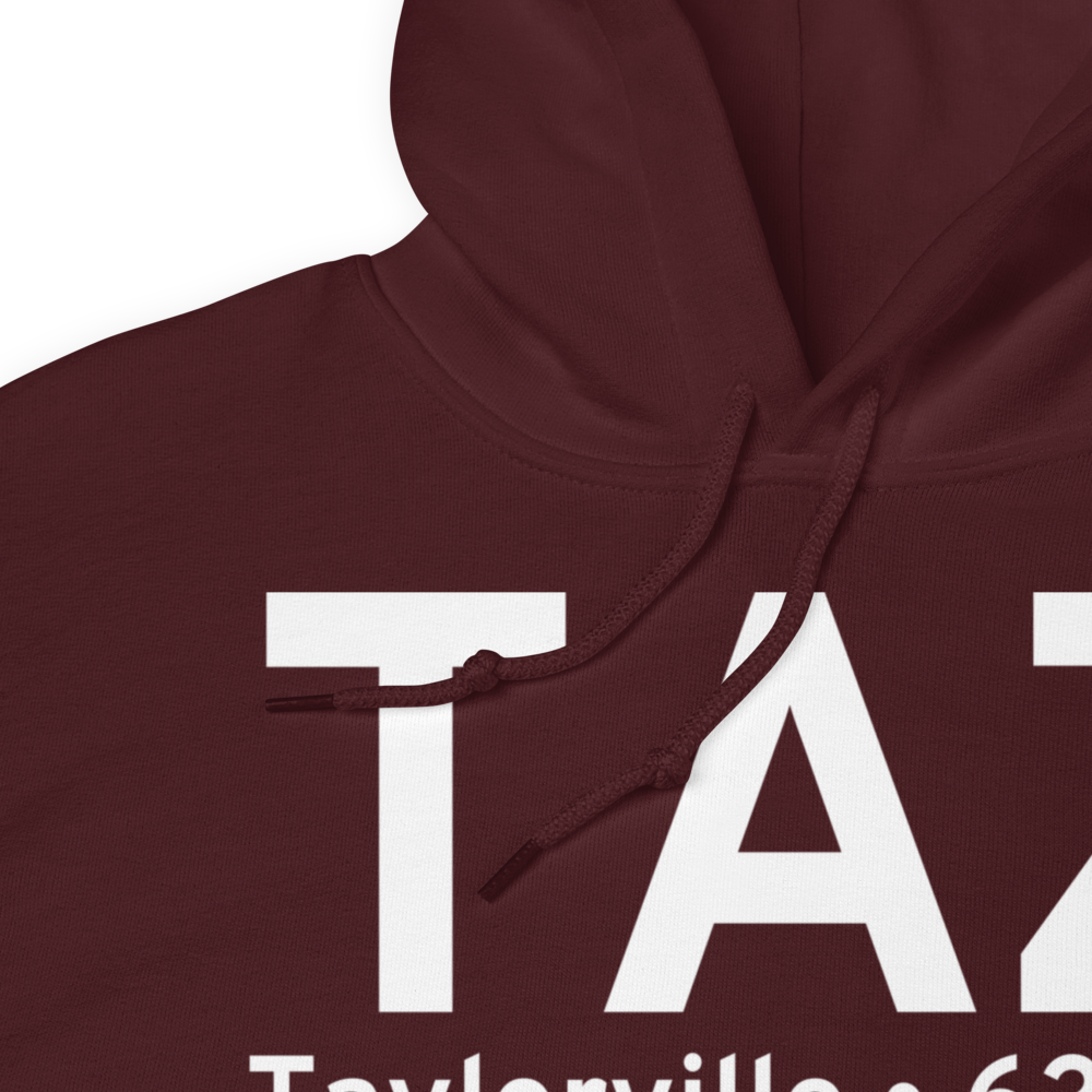 Taylorville (KTAZ) Airport Hoodie Sweatshirt 