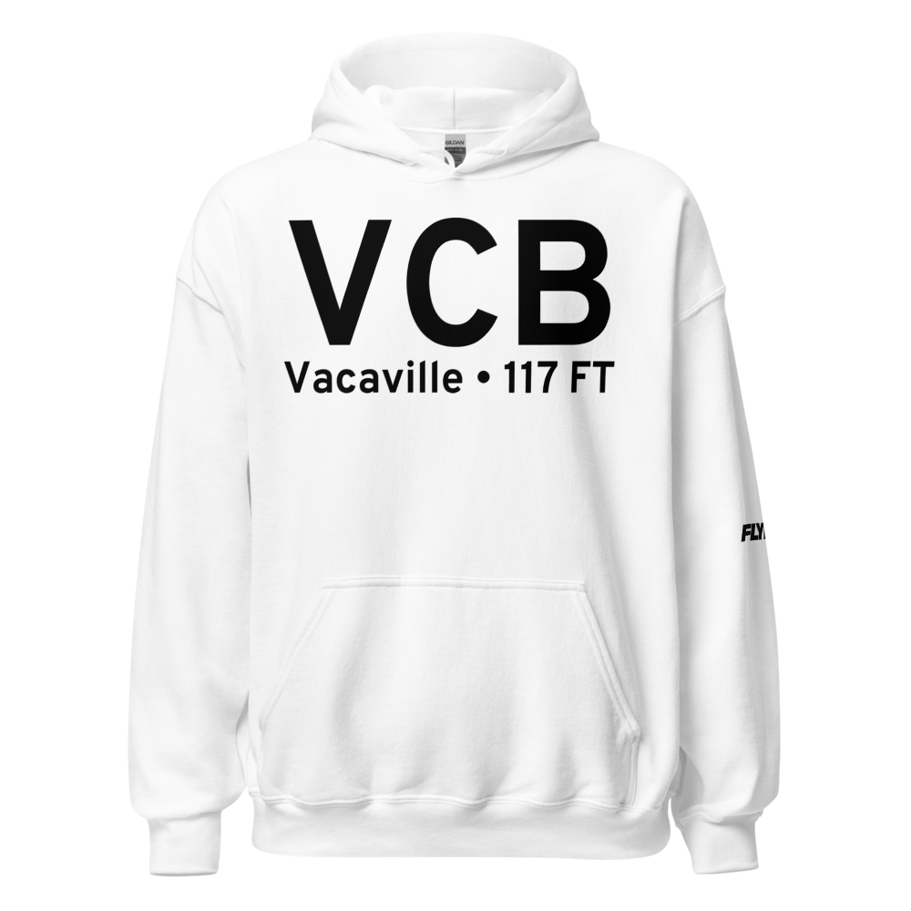 Vacaville (KVCB) Airport Hoodie Sweatshirt 