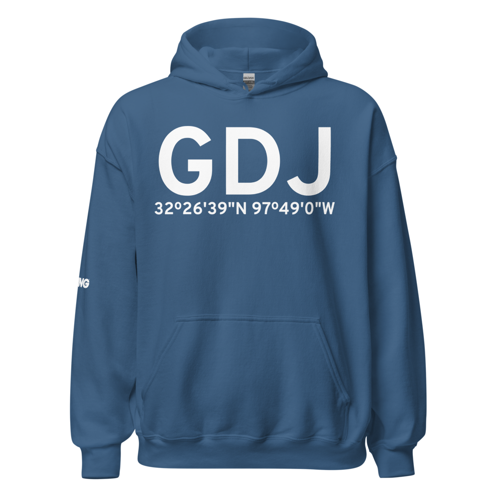 Granbury (KGDJ) Airport Hoodie Sweatshirt 
