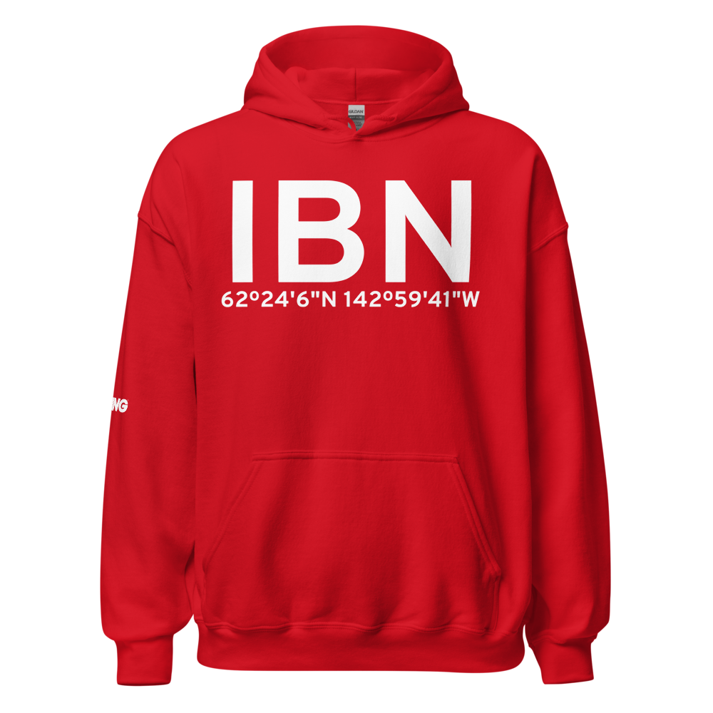 Nabesna (IBN) Airport Hoodie Sweatshirt 