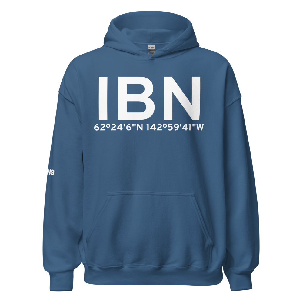 Nabesna (IBN) Airport Hoodie Sweatshirt 