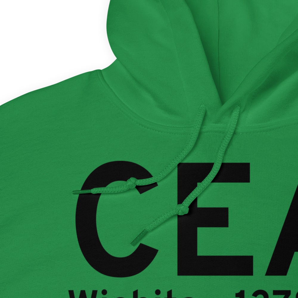 Wichita (KCEA) Airport Hoodie Sweatshirt 