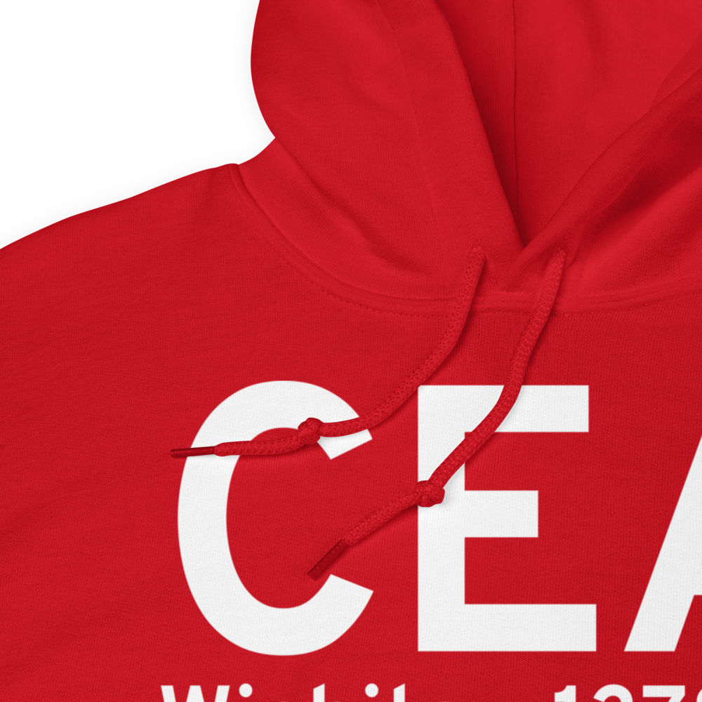 Wichita (KCEA) Airport Hoodie Sweatshirt 
