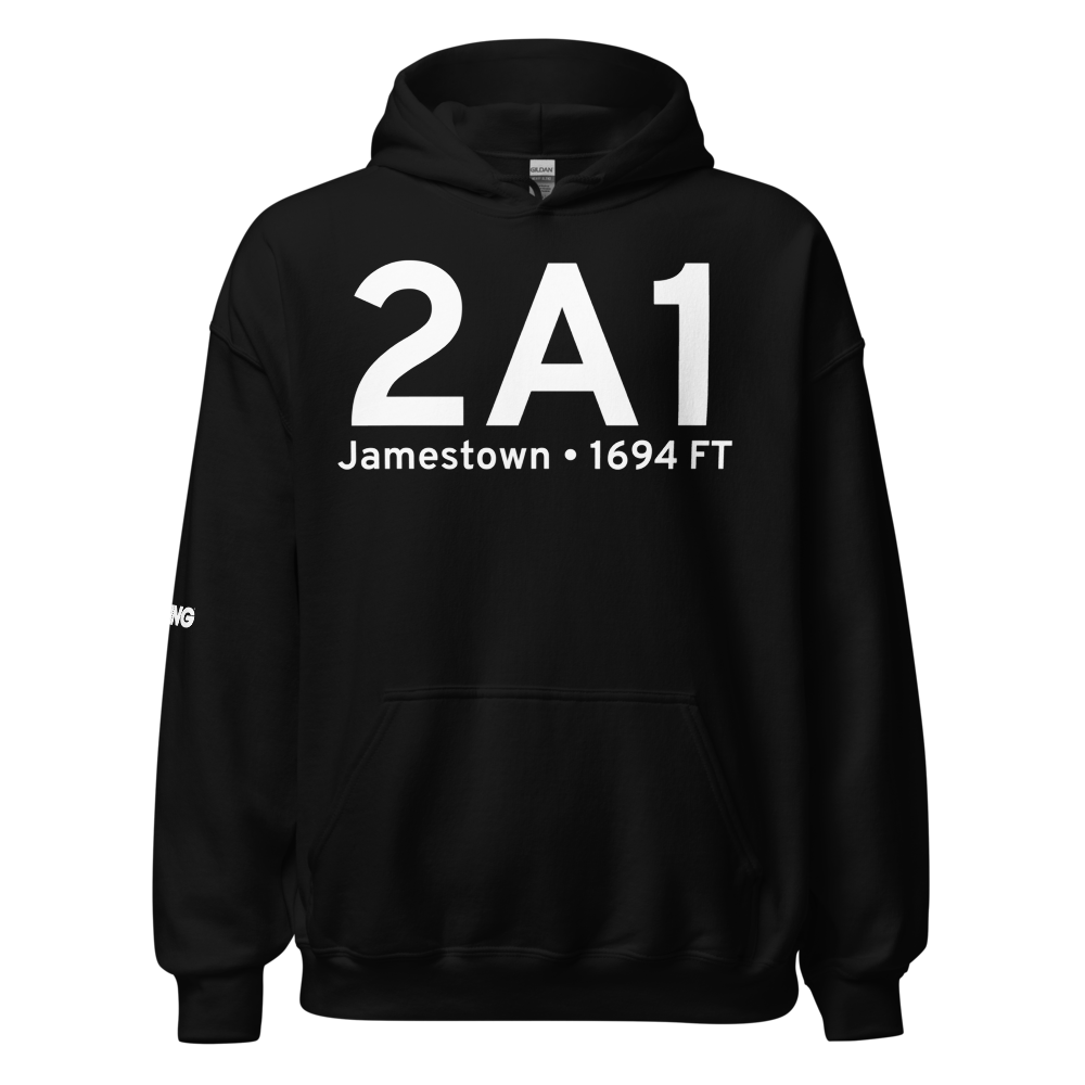 Jamestown (K2A1) Airport Hoodie Sweatshirt 