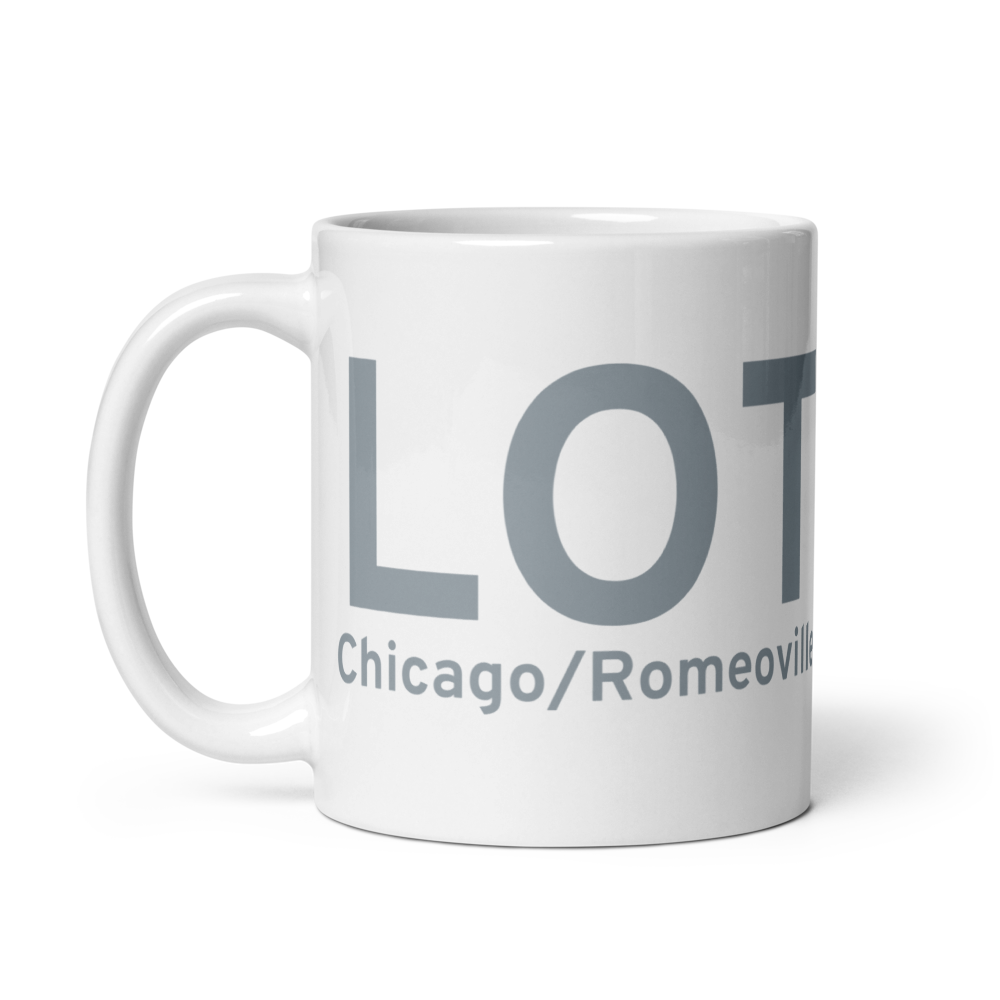 Chicago/Romeoville (KLOT) Airport Mug 