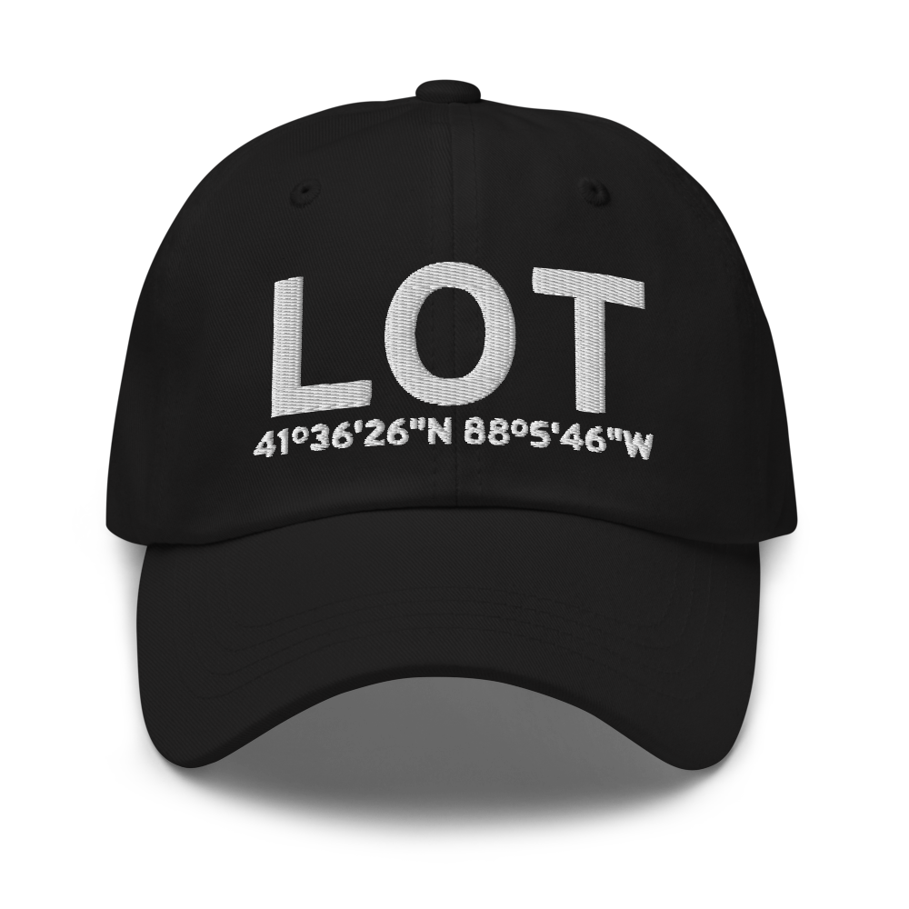 Chicago/Romeoville (KLOT) Airport Hat 