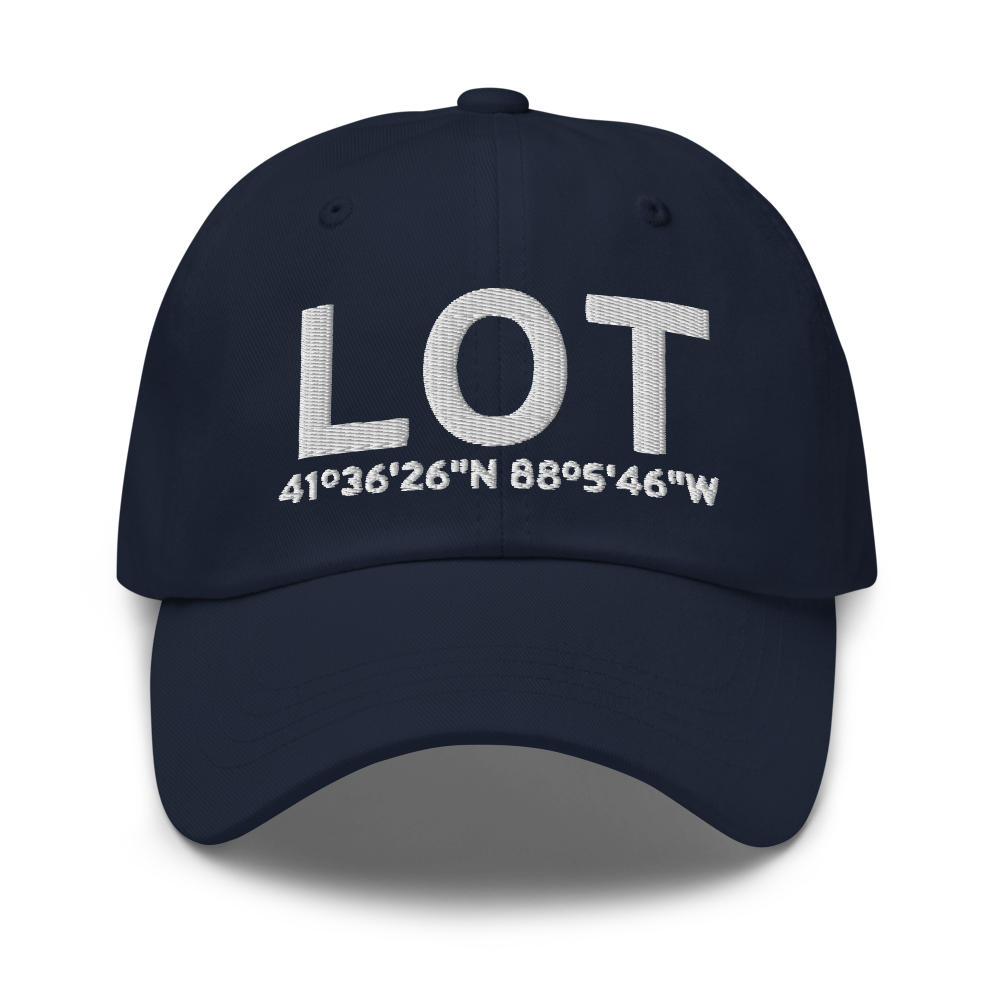Chicago/Romeoville (KLOT) Airport Hat 