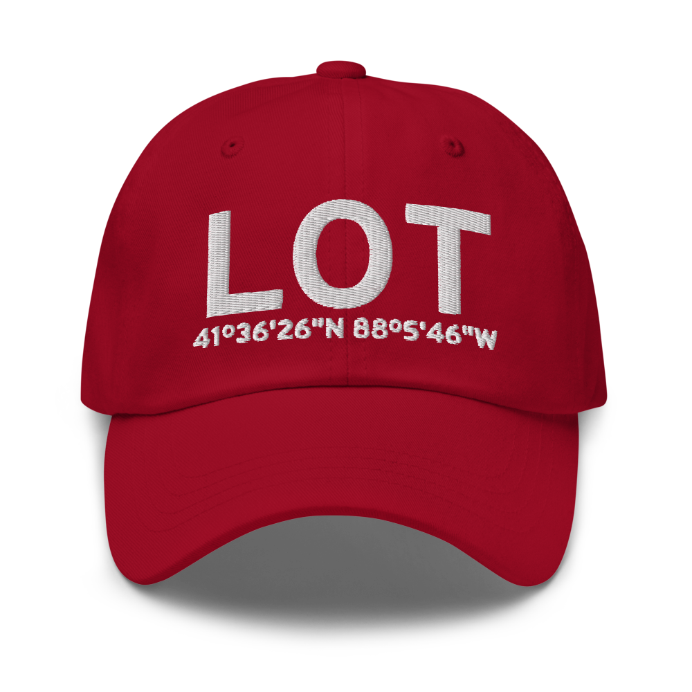 Chicago/Romeoville (KLOT) Airport Hat 