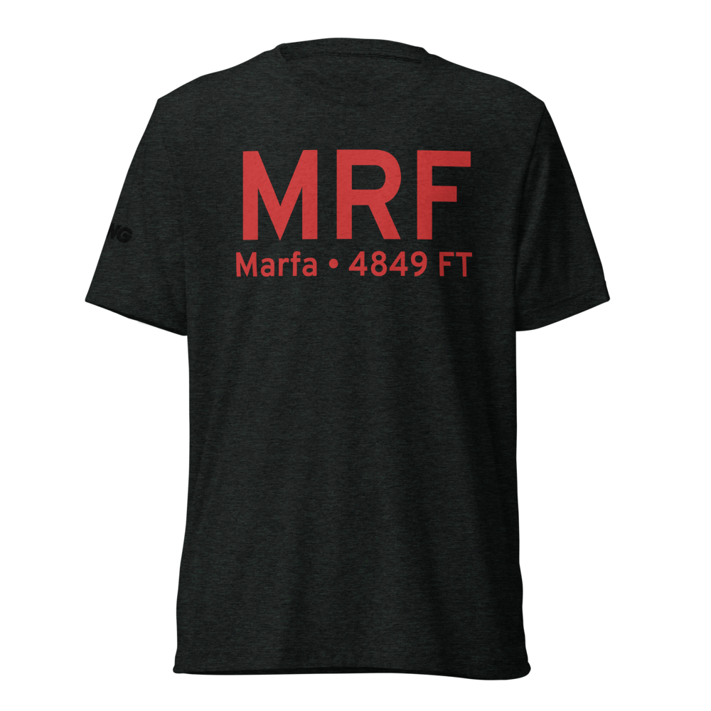 Marfa (KMRF) Airport Tri-blend T-Shirt 