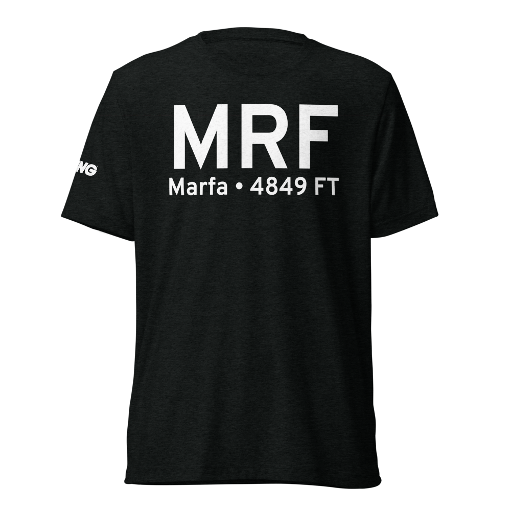 Marfa (KMRF) Airport Tri-blend T-Shirt 