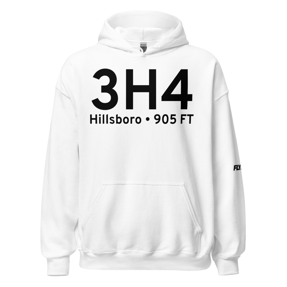 Hillsboro (K3H4) Airport Hoodie Sweatshirt 