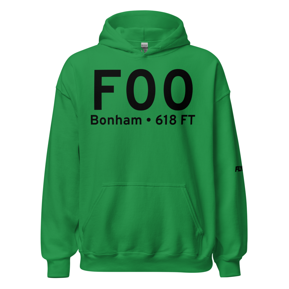 Bonham (KF00) Airport Hoodie Sweatshirt 