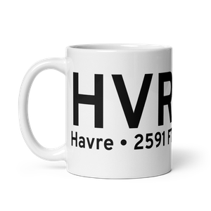Havre (KHVR) Airport Mug