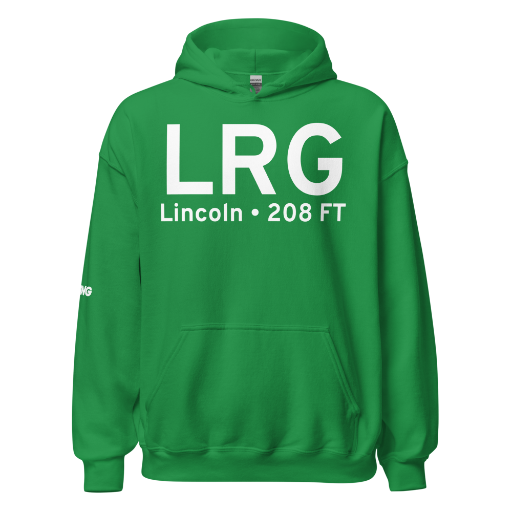 Lincoln (KLRG) Airport Hoodie Sweatshirt 