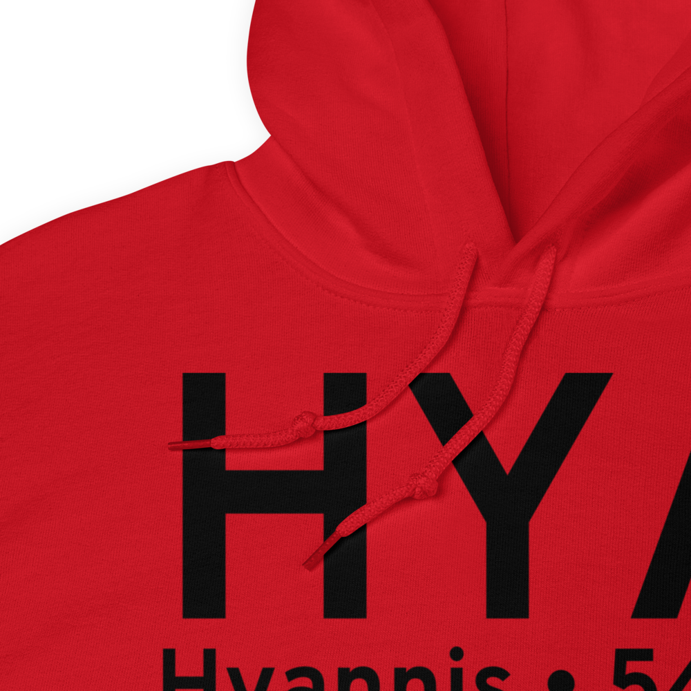 Hyannis (KHYA) Airport Hoodie Sweatshirt 