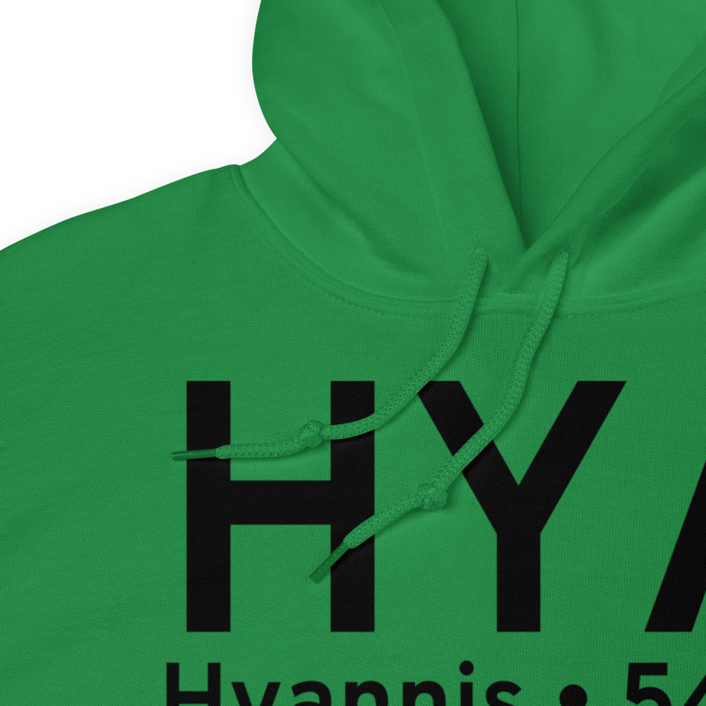 Hyannis (KHYA) Airport Hoodie Sweatshirt 