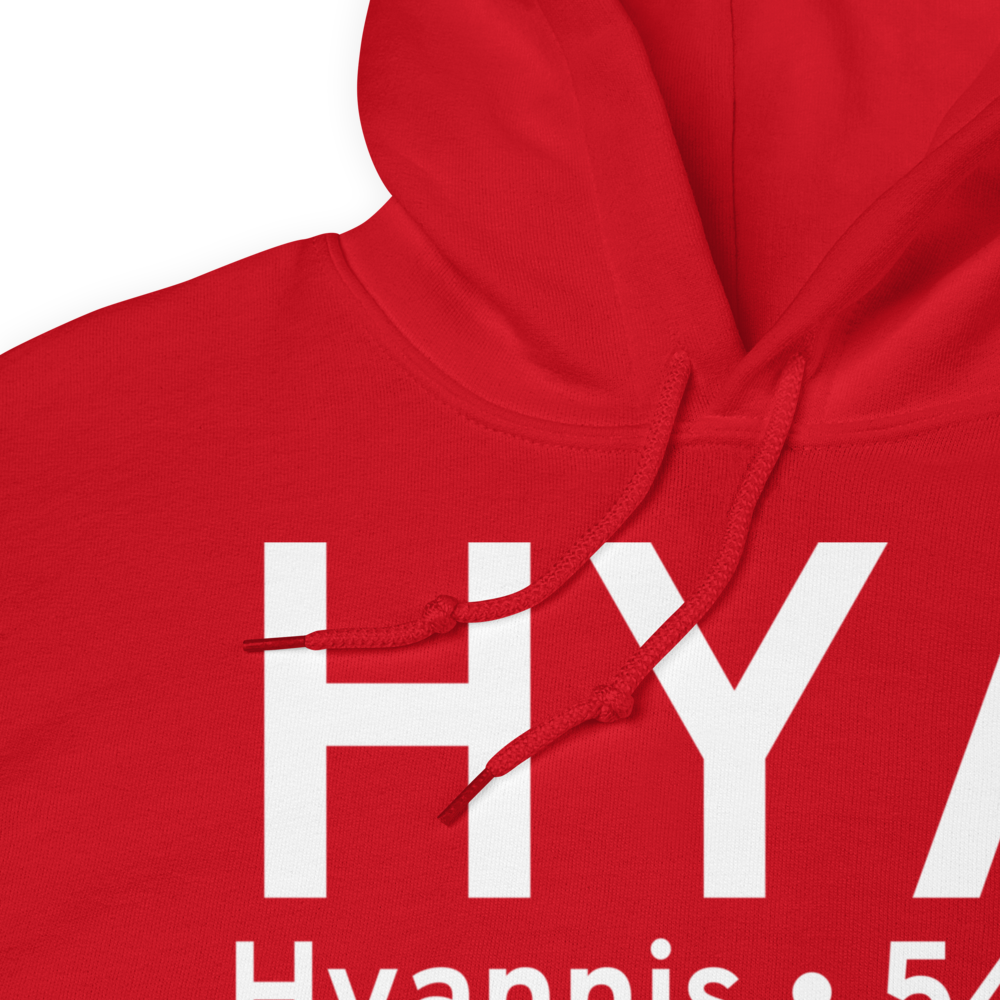 Hyannis (KHYA) Airport Hoodie Sweatshirt 