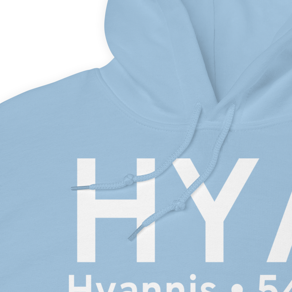 Hyannis (KHYA) Airport Hoodie Sweatshirt 