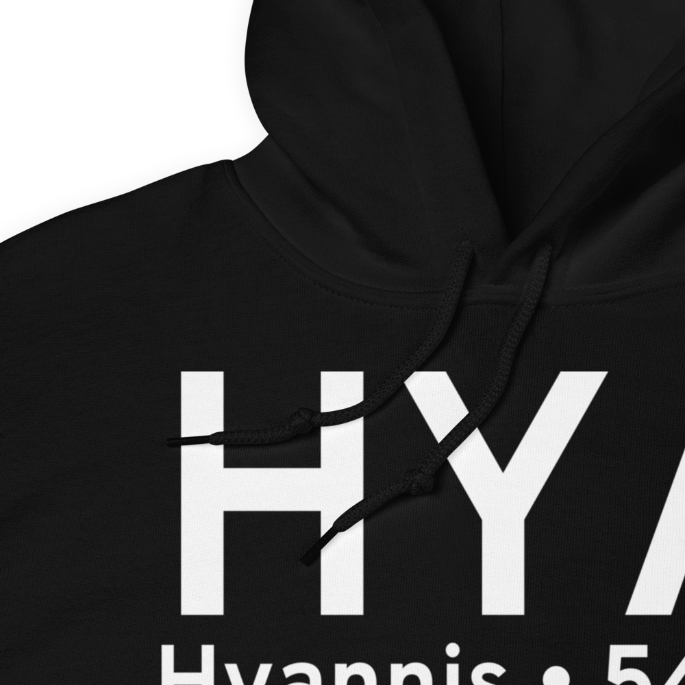 Hyannis (KHYA) Airport Hoodie Sweatshirt 