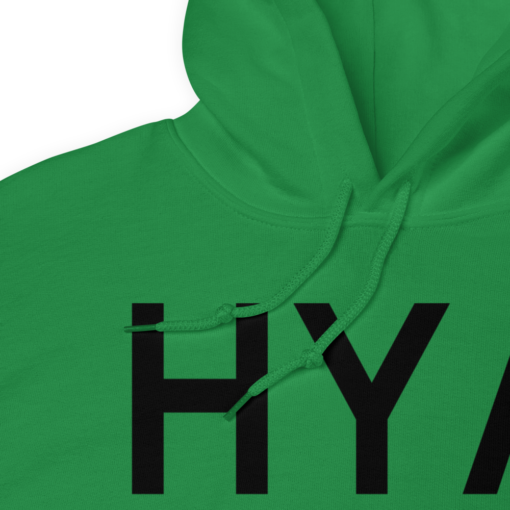 Hyannis (KHYA) Airport Hoodie Sweatshirt 