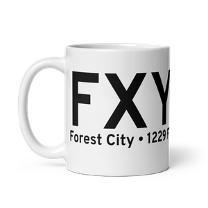 Forest City (KFXY) Airport Mug
