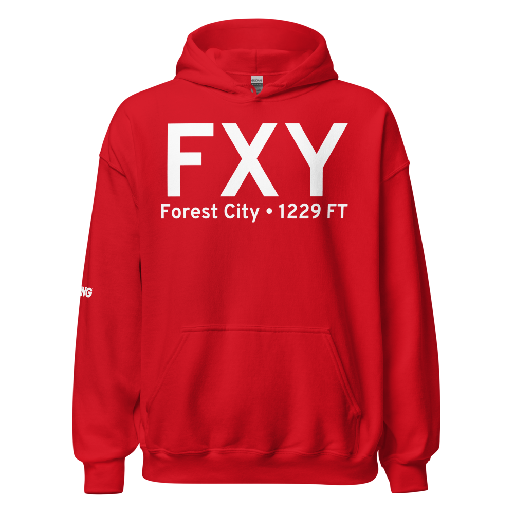 Forest City (KFXY) Airport Hoodie Sweatshirt 