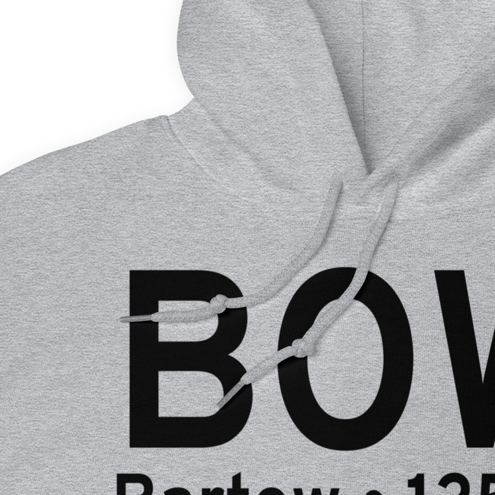 Bartow (KBOW) Airport Hoodie Sweatshirt 