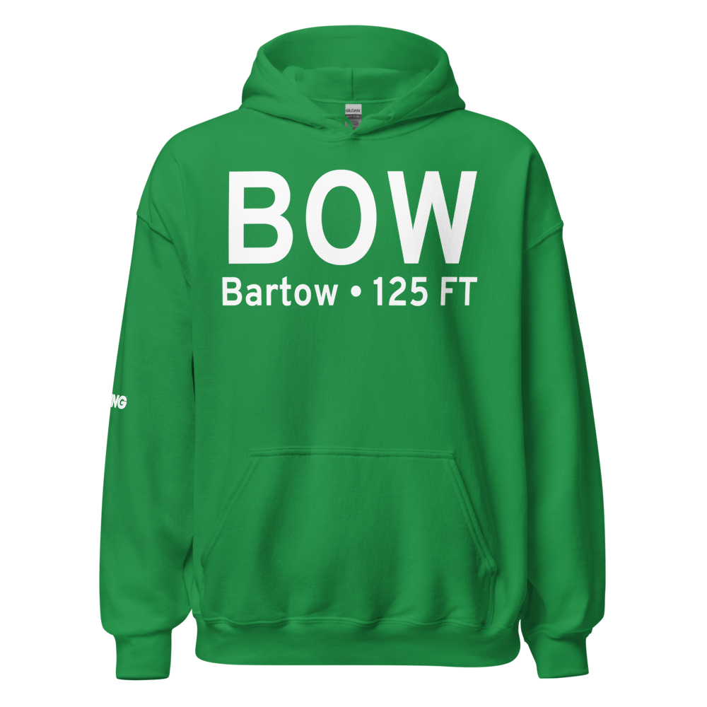 Bartow (KBOW) Airport Hoodie Sweatshirt 