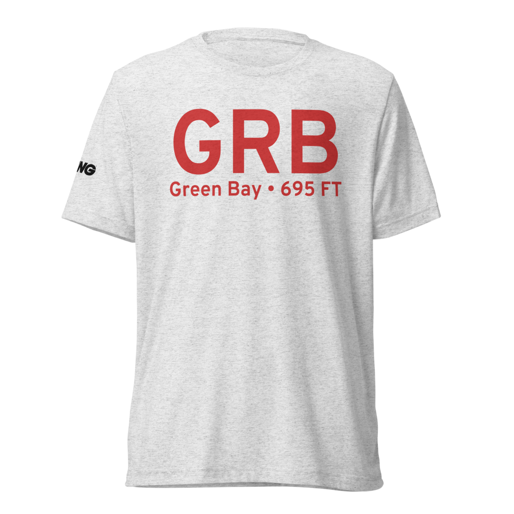 Green Bay (KGRB) Airport Tri-blend T-Shirt 