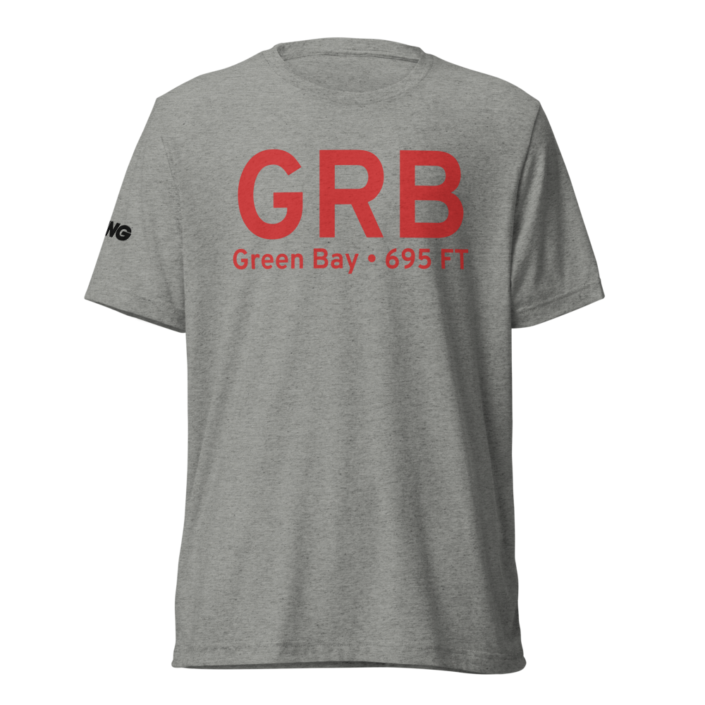 Green Bay (KGRB) Airport Tri-blend T-Shirt 
