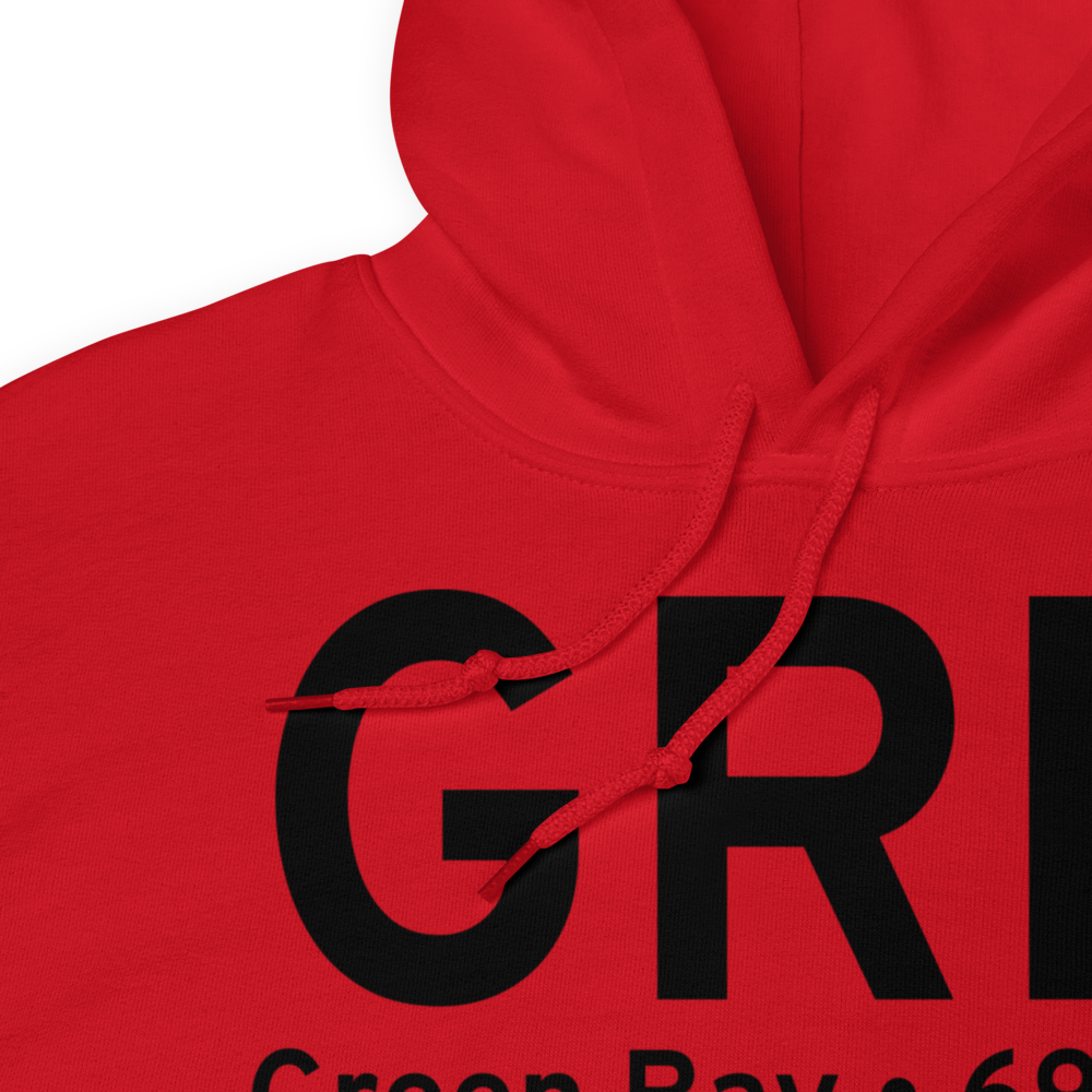 Green Bay (KGRB) Airport Hoodie Sweatshirt 
