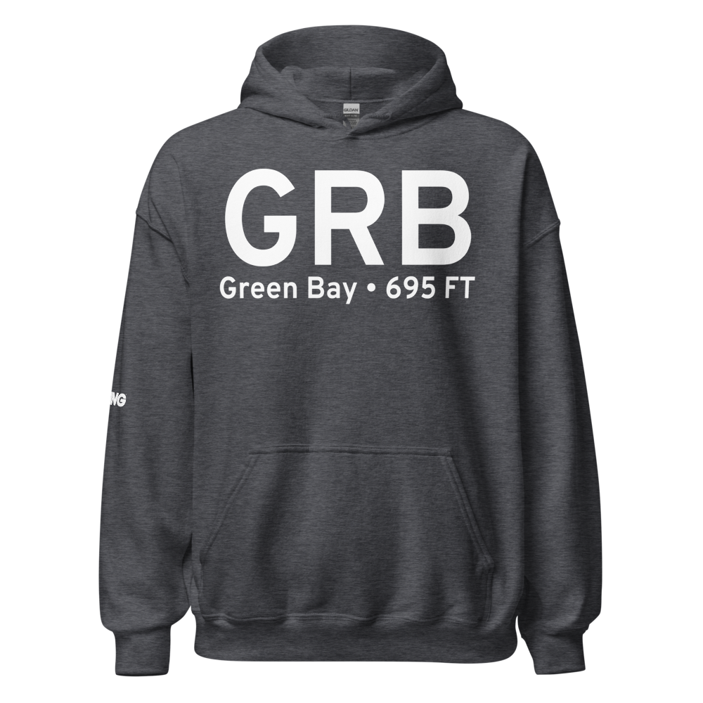 Green Bay (KGRB) Airport Hoodie Sweatshirt 