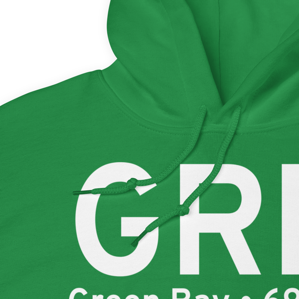 Green Bay (KGRB) Airport Hoodie Sweatshirt 