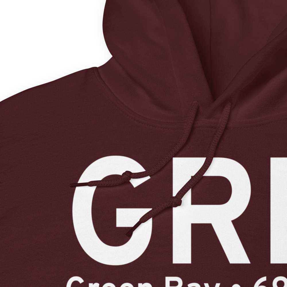 Green Bay (KGRB) Airport Hoodie Sweatshirt 