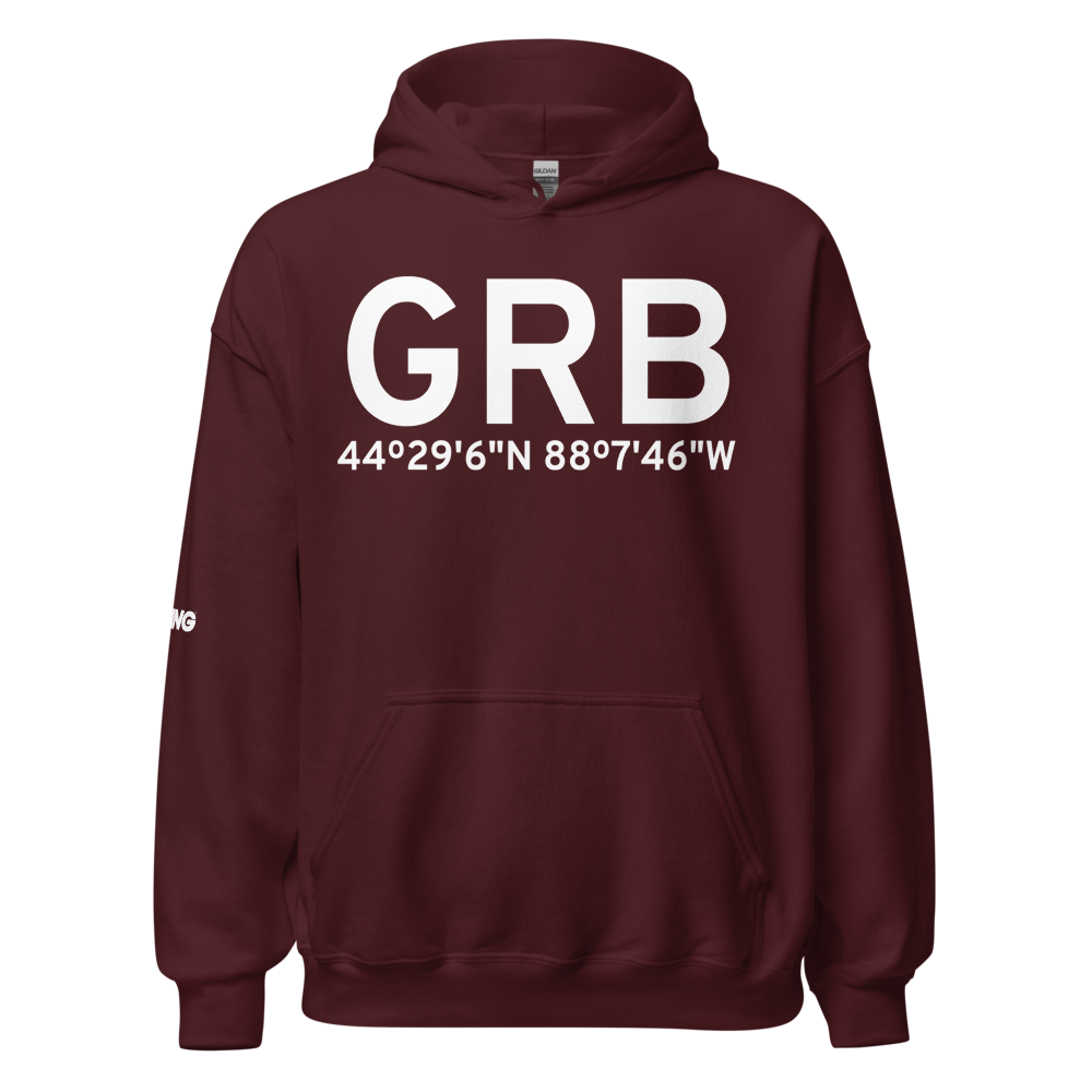 Green Bay (KGRB) Airport Hoodie Sweatshirt 