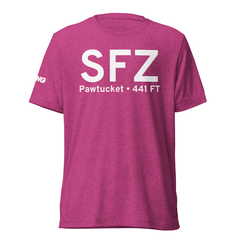 Pawtucket (KSFZ) Airport Tri-blend T-Shirt 