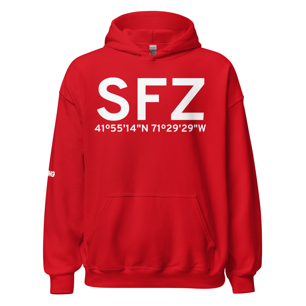 Pawtucket (KSFZ) Airport Hoodie Sweatshirt 