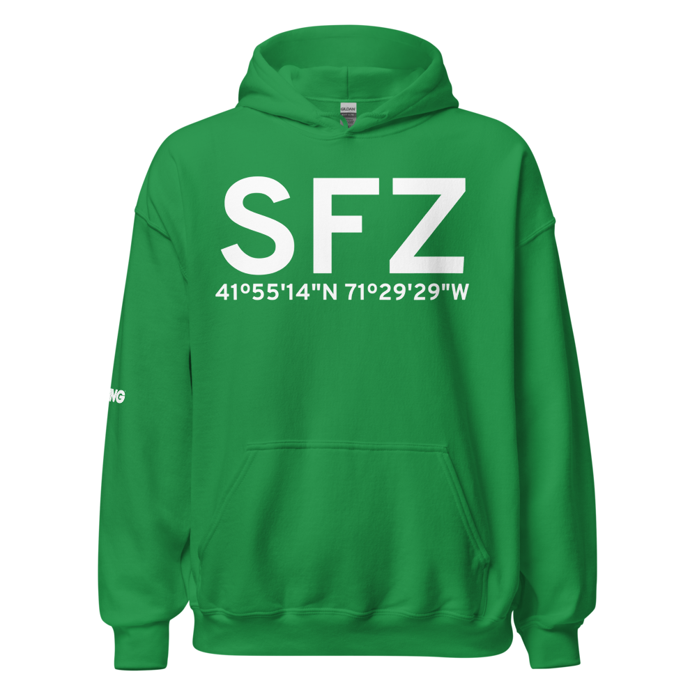 Pawtucket (KSFZ) Airport Hoodie Sweatshirt 
