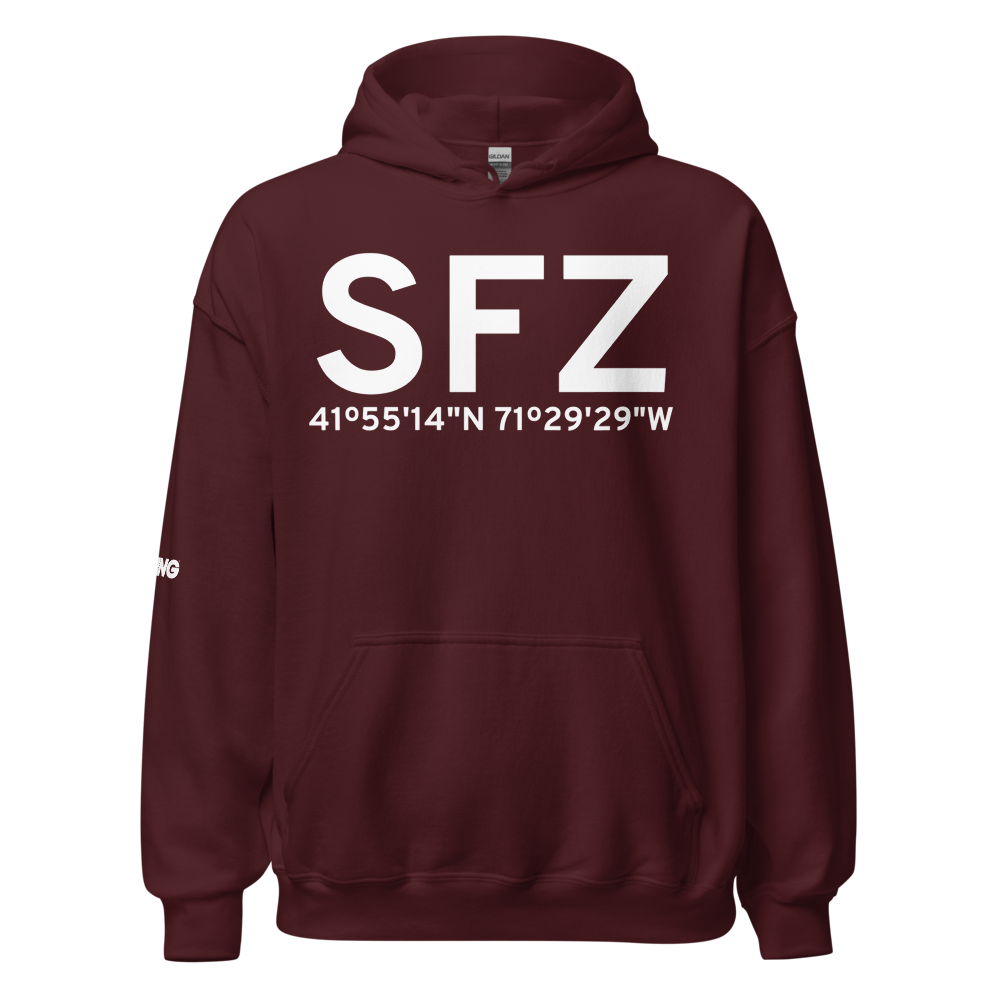Pawtucket (KSFZ) Airport Hoodie Sweatshirt 