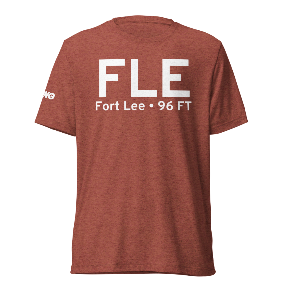 Fort Lee (FLE) Airport Tri-blend T-Shirt 