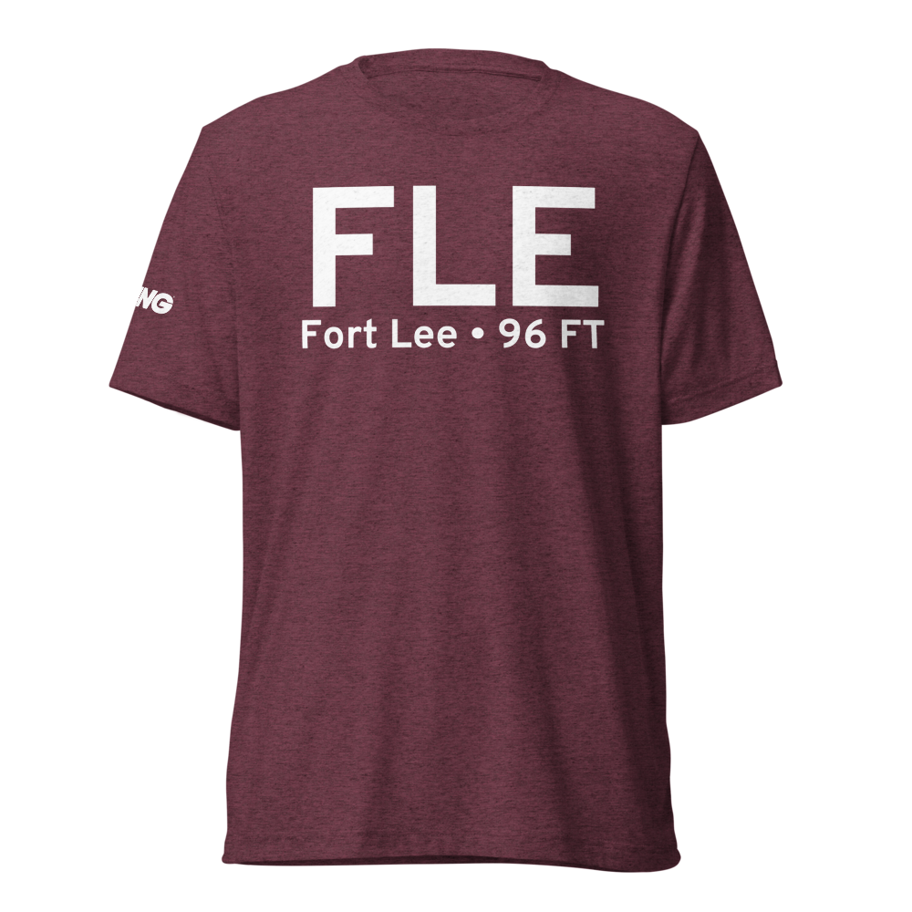 Fort Lee (FLE) Airport Tri-blend T-Shirt 