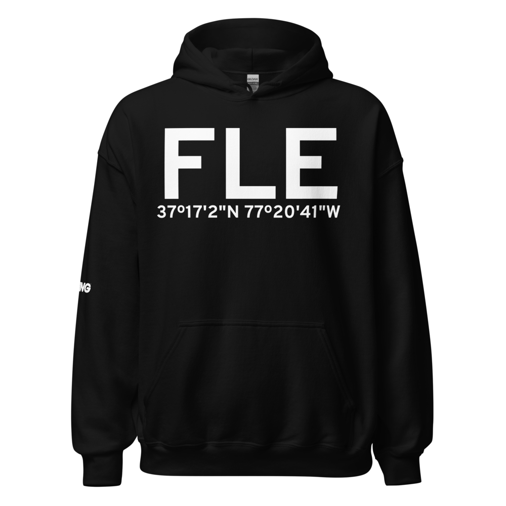 Fort Lee (FLE) Airport Hoodie Sweatshirt 