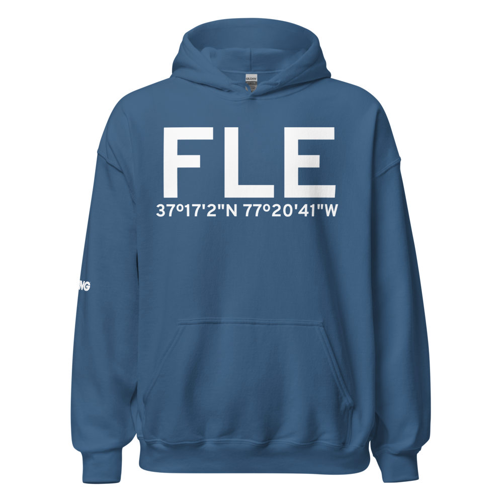 Fort Lee (FLE) Airport Hoodie Sweatshirt 