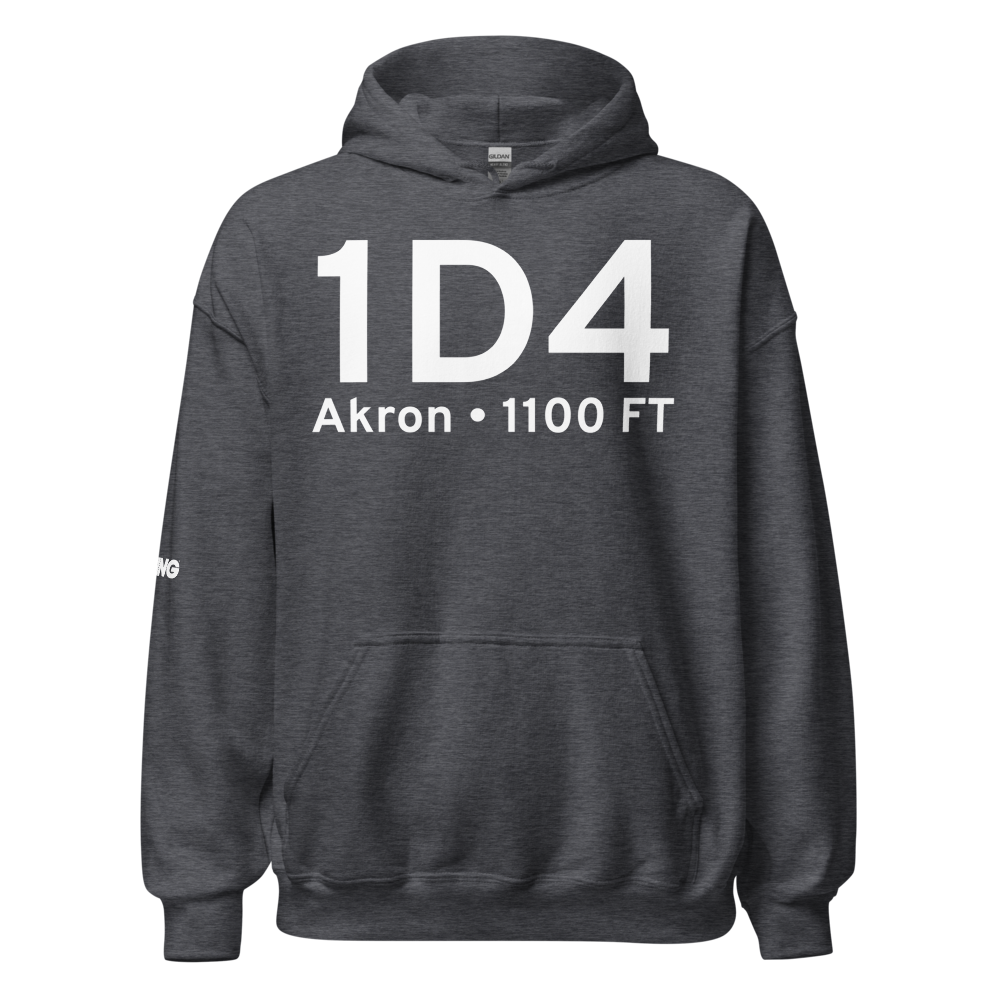 Akron (1D4) Airport Hoodie Sweatshirt 