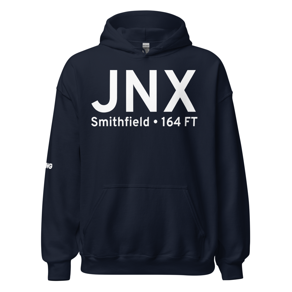 Smithfield (KJNX) Airport Hoodie Sweatshirt 